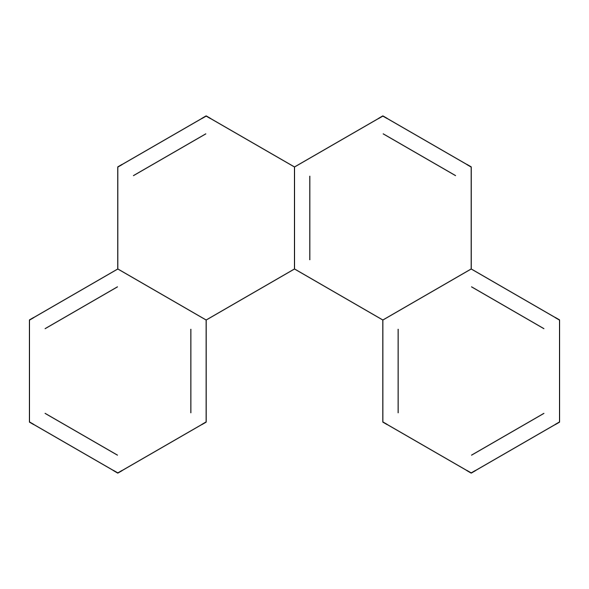 Benzo(c)phenanthrene molecular structure, CAS 195-19-7