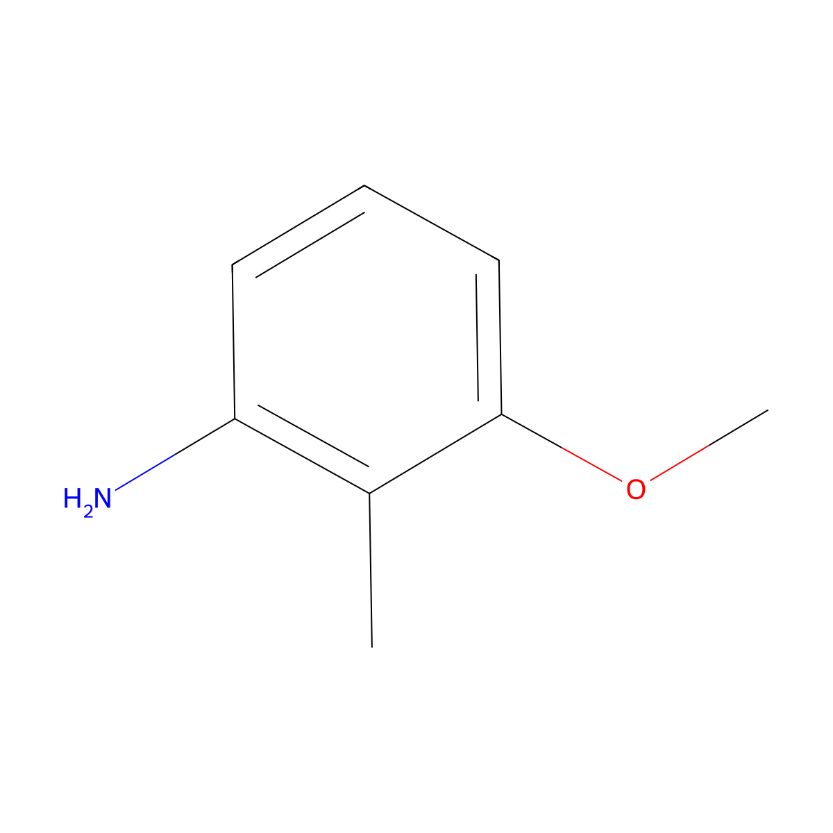 3-Methoxy-2-methylaniline molecular structure, CAS 19500-02-8