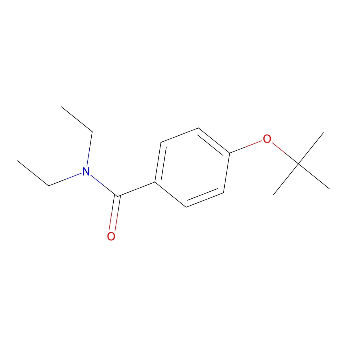 4-tert-Butoxy-N,N-diethylbenzamide molecular structure, CAS 195001-85-5
