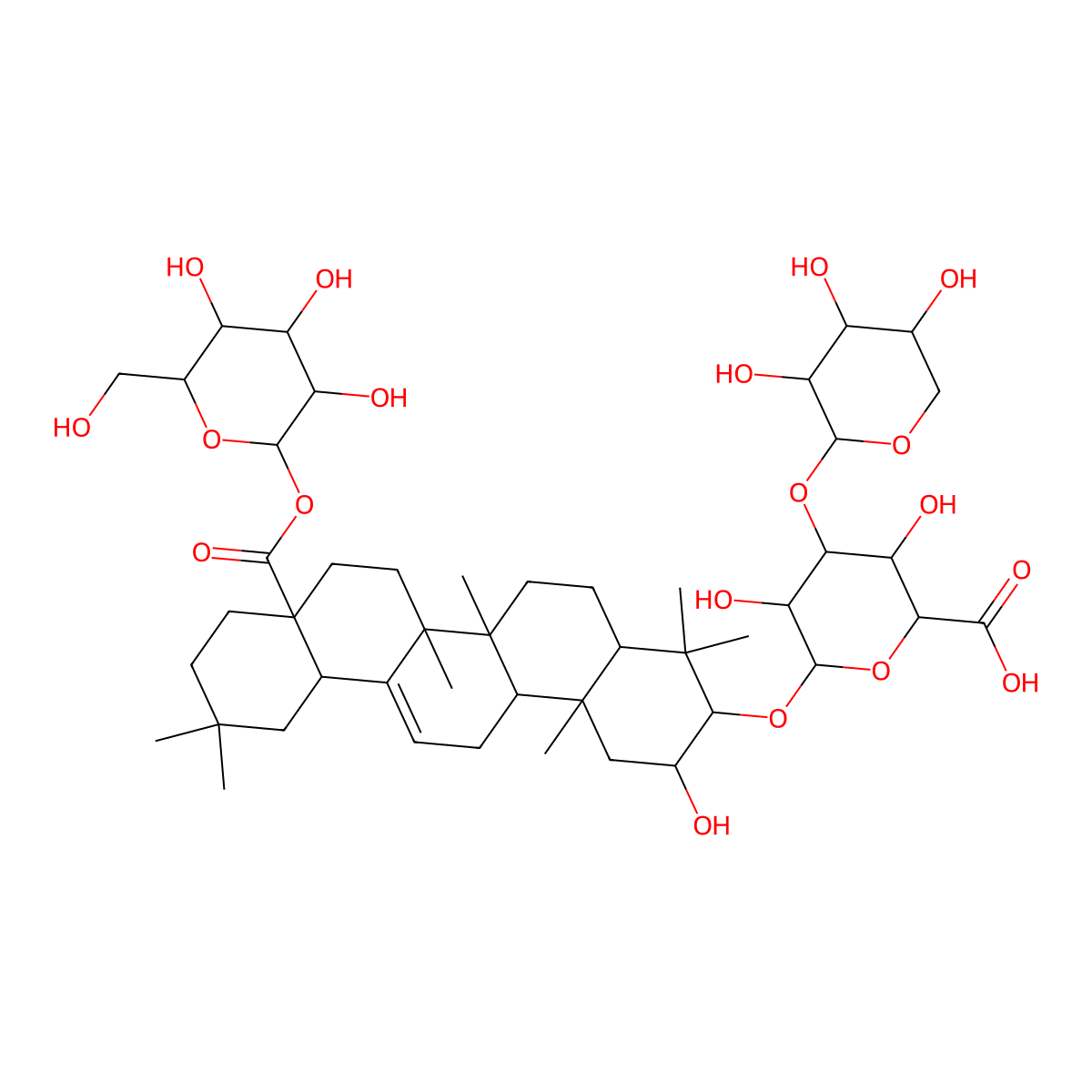 Celosin K molecular structure, CAS 1950579-53-9