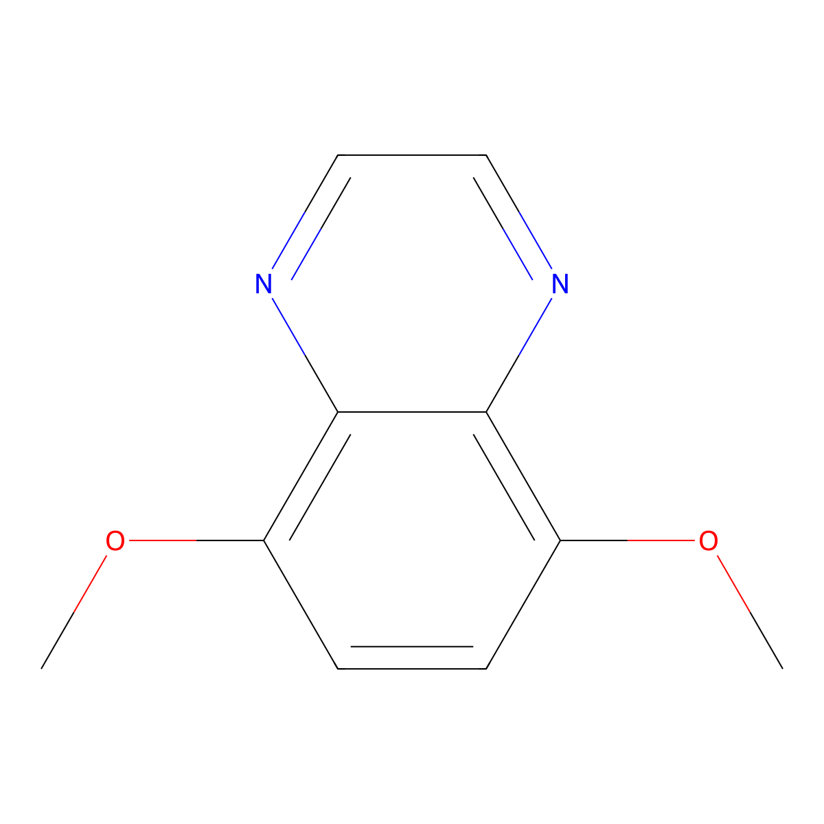 5,8-Dimethoxyquinoxaline molecular structure, CAS 19506-19-5