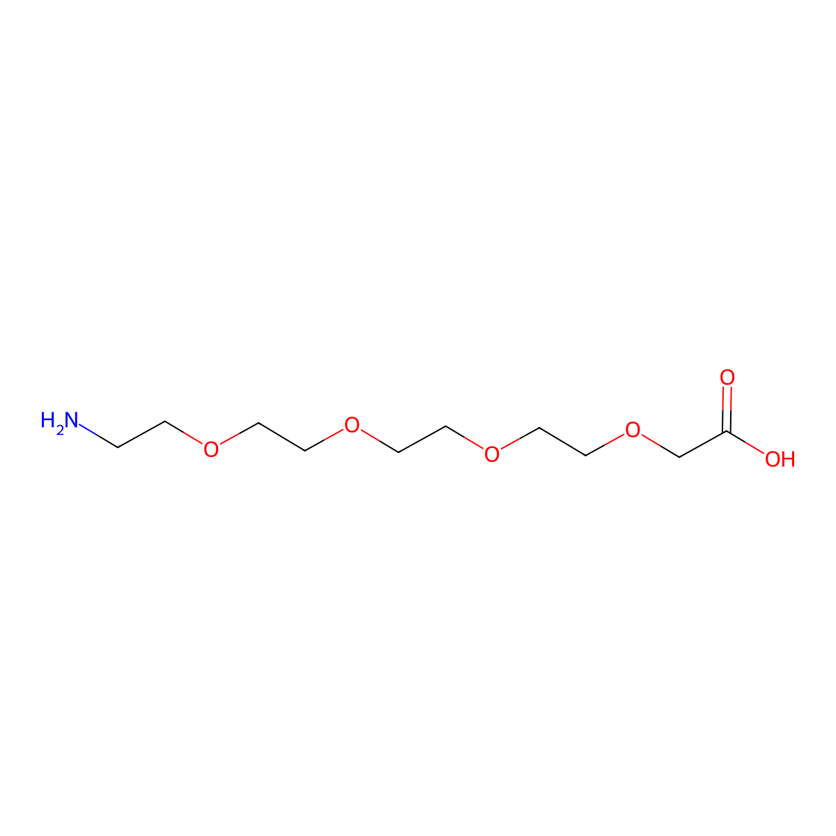 Amino-PEG4-CH2COOH molecular structure, CAS 195071-49-9