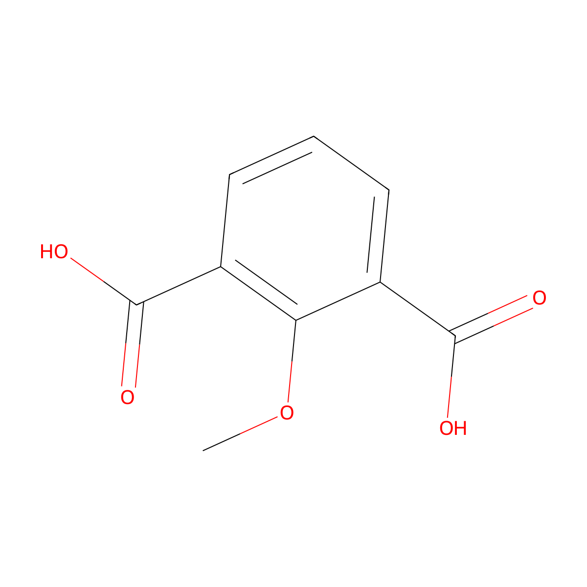 2-Methoxyisophthalic acid molecular structure, CAS 1951-38-8