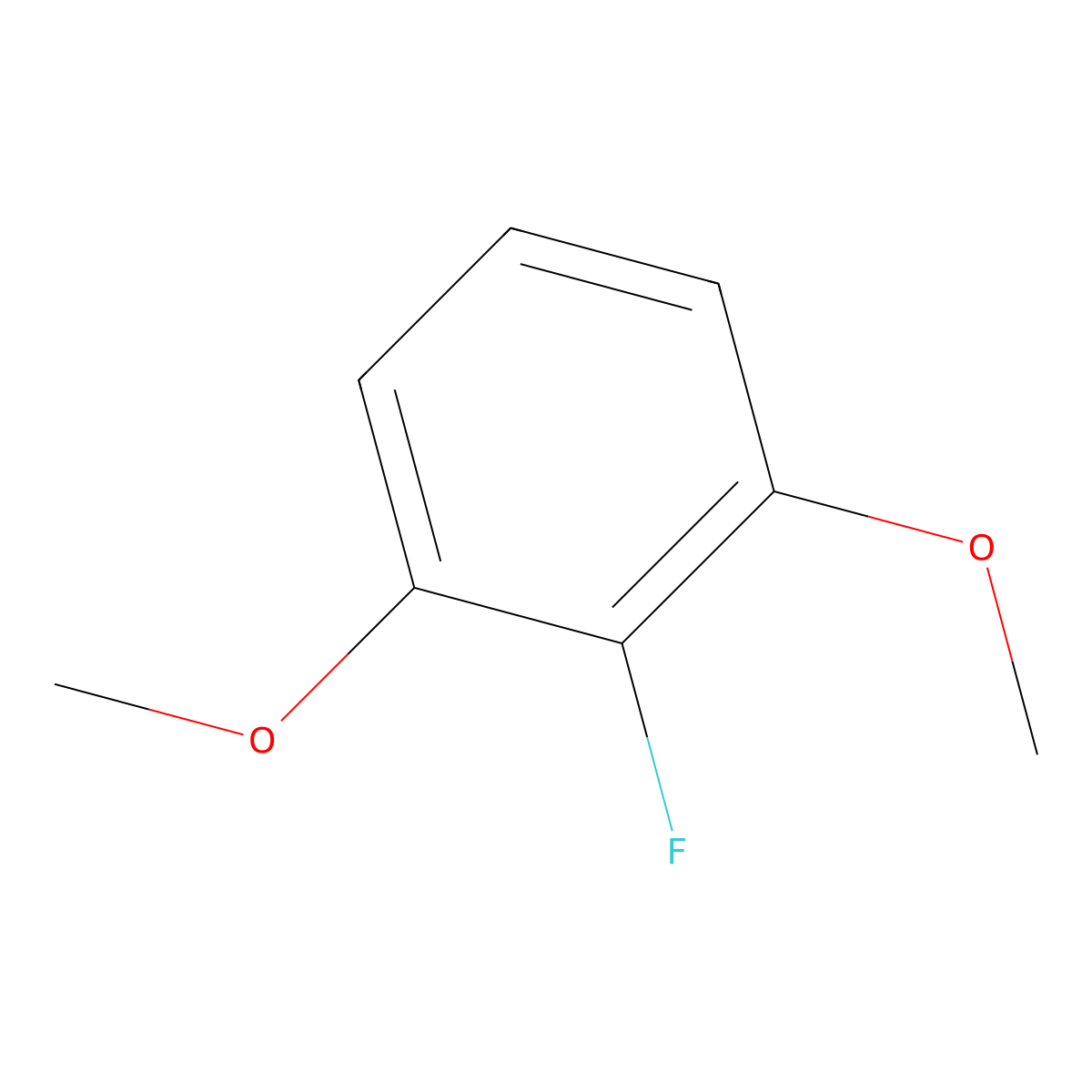 2-Fluoro-1,3-dimethoxybenzene molecular structure, CAS 195136-68-6