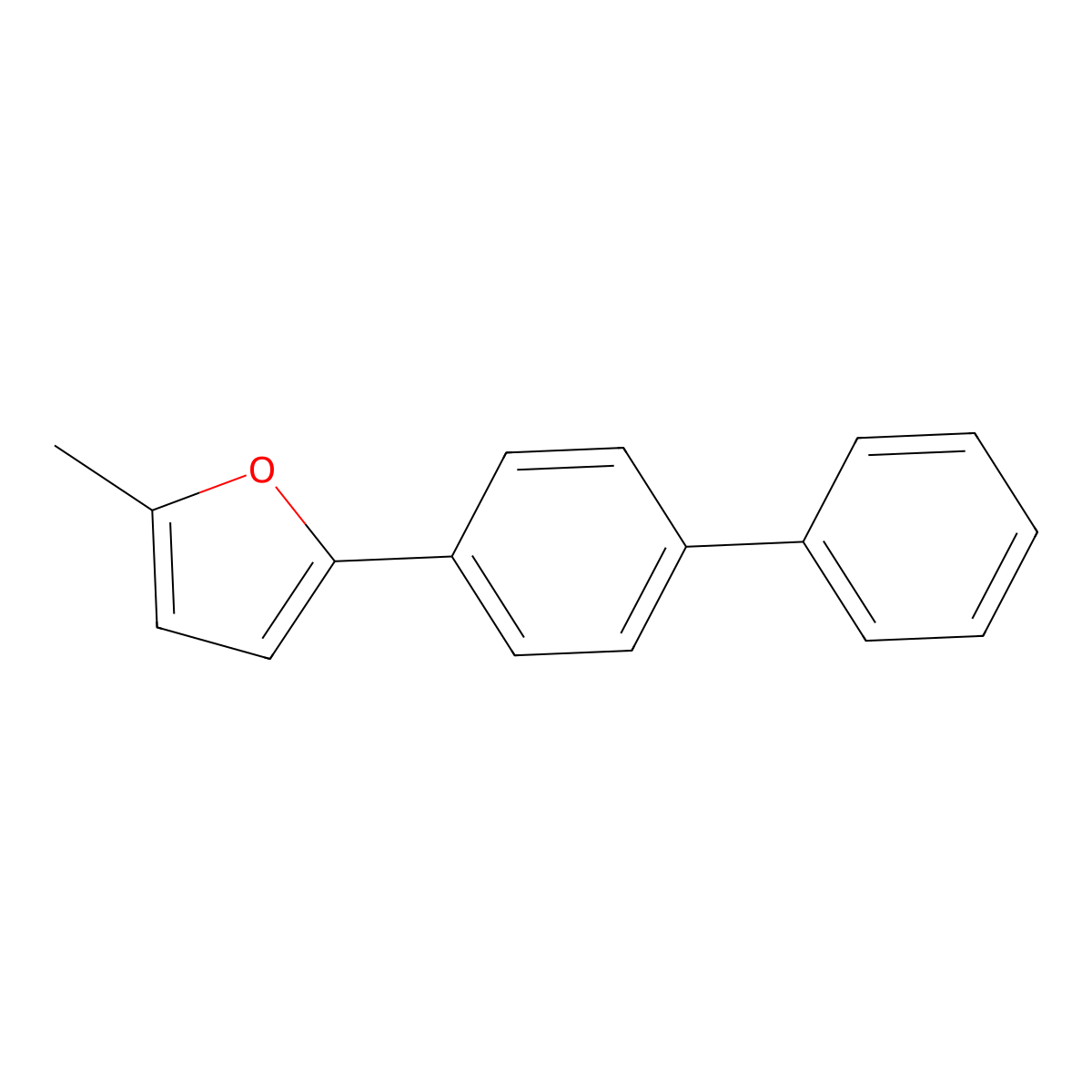 2-[1,1'-Biphenyl]-4-yl-5-methylfuran molecular structure, CAS 195138-30-8