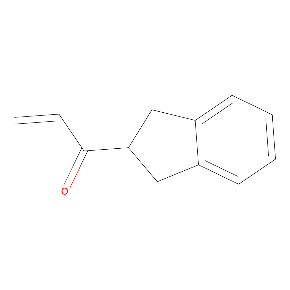 1-(2,3-dihydro-1H-inden-2-yl)prop-2-en-1-one molecular structure, CAS 195138-52-4