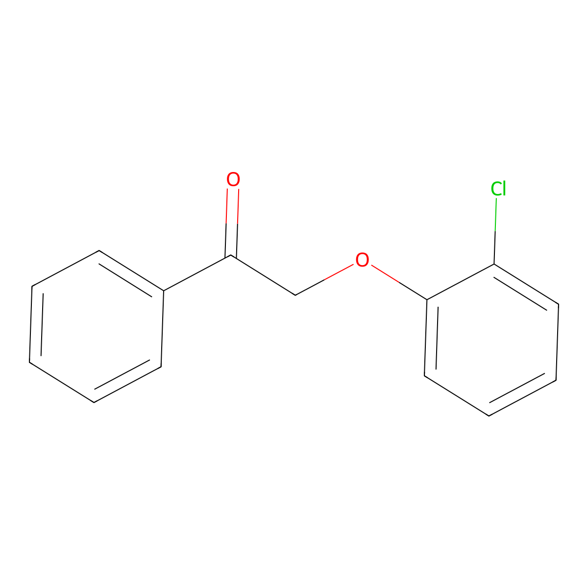 2-(2-Chlorophenoxy)-1-phenylethanone molecular structure, CAS 19514-05-7
