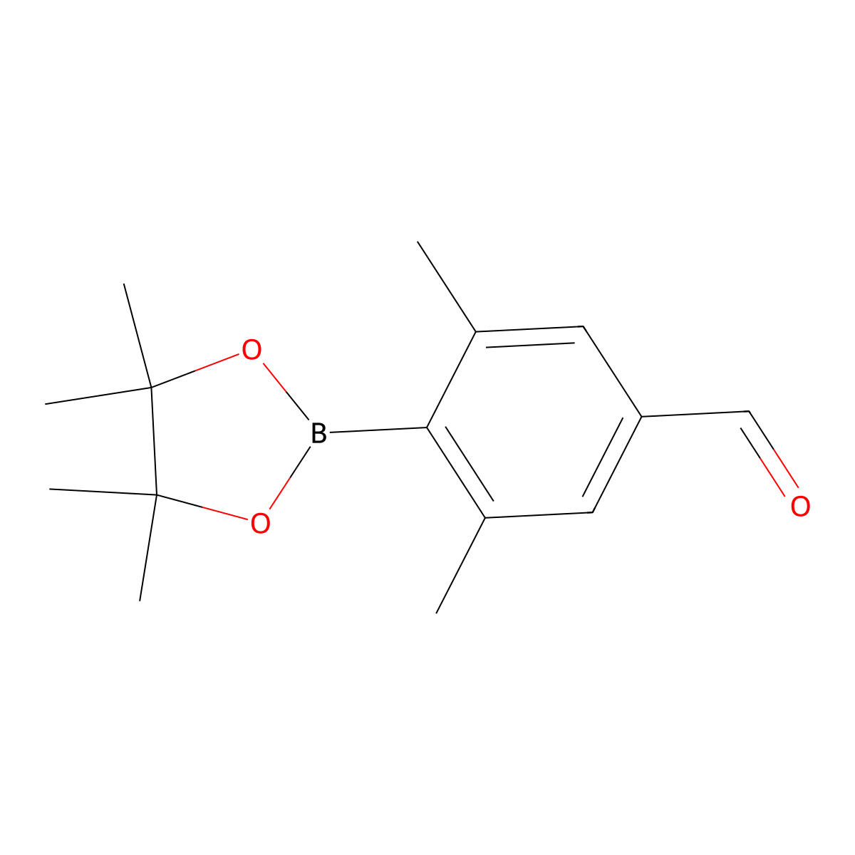 4-Formyl-2,6-dimethylphenylboronic acid pinacol ester molecular structure, CAS 1951423-28-1