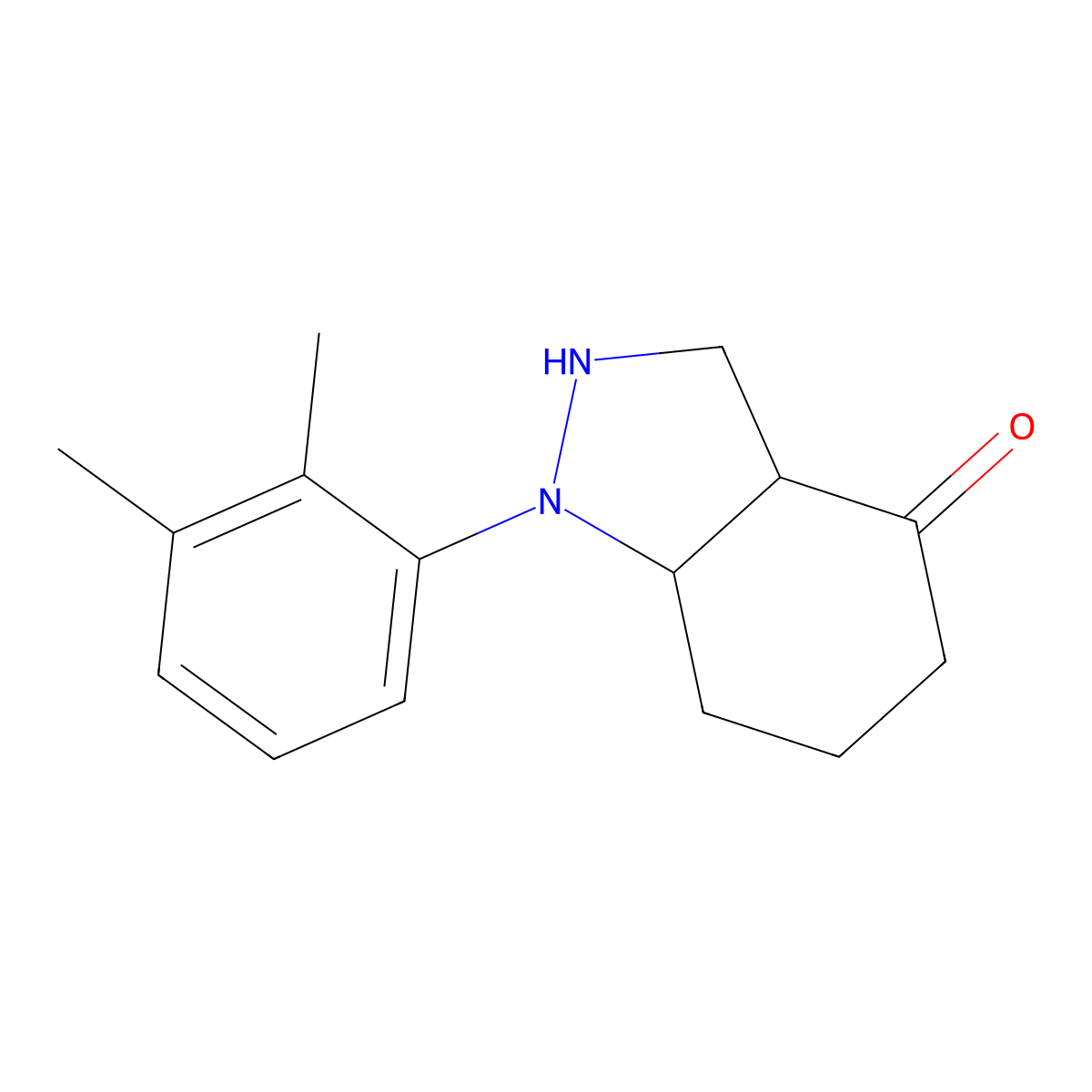 1-(2,3-Dimethylphenyl)hexahydro-1H-indazol-4(2H)-one molecular structure, CAS 1951439-38-5
