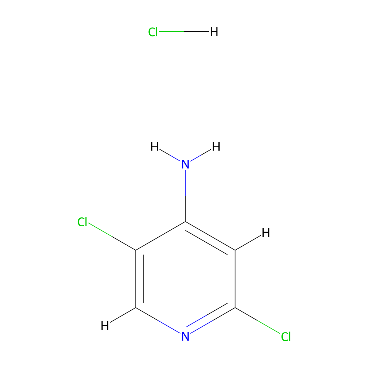 2,5-Dichloropyridin-4-amine hydrochloride molecular structure, CAS 1951439-45-4