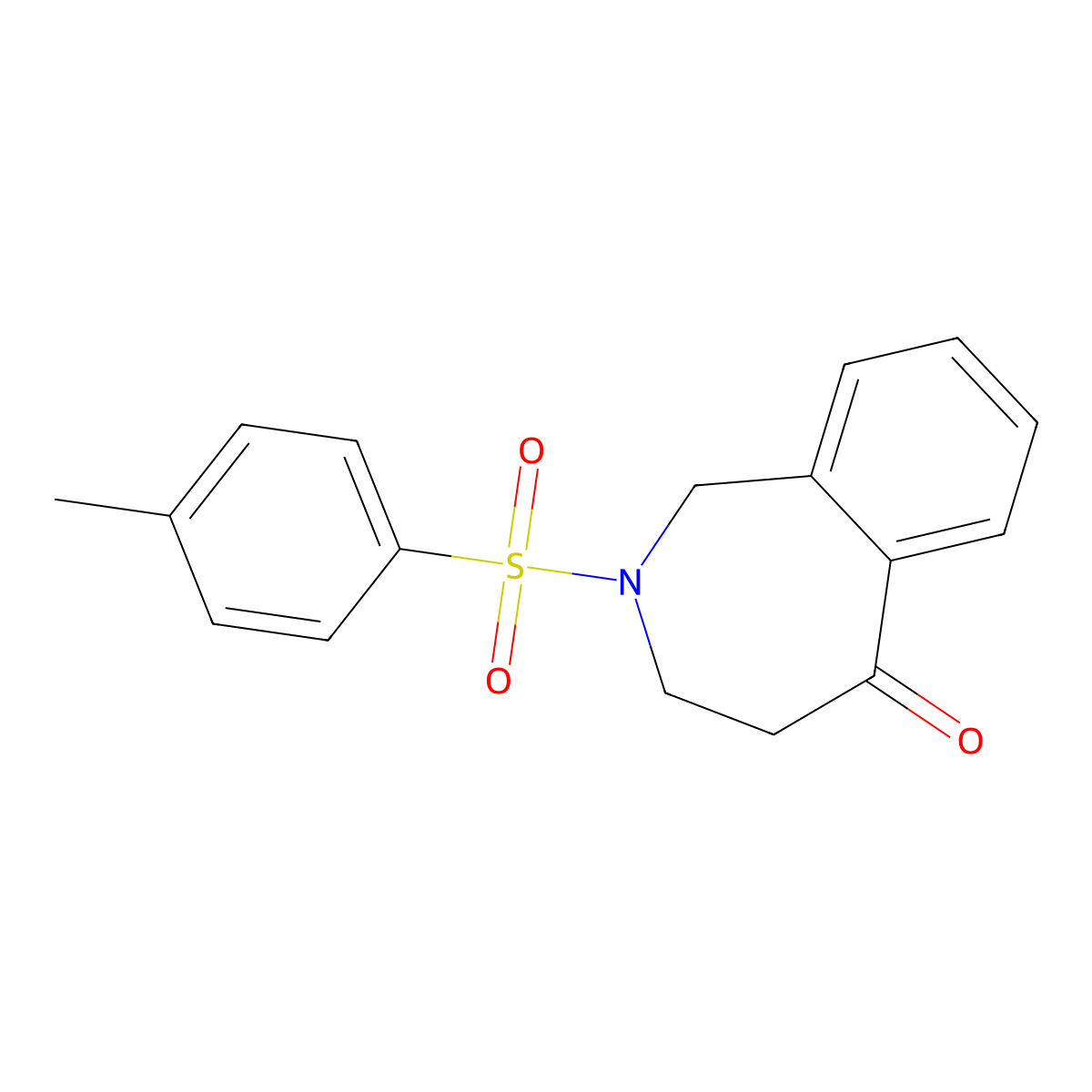 2-tosyl-3,4-dihydro-1H-benzo[c]azepin-5(2H)-one molecular structure, CAS 1951439-55-6