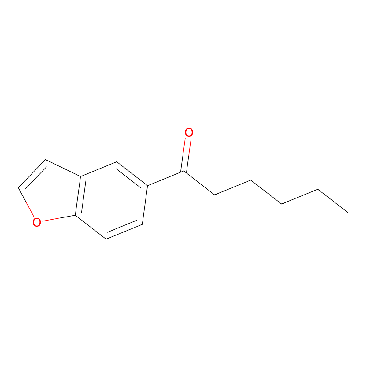 1-(1-Benzofuran-5-yl)hexan-1-one molecular structure, CAS 1951439-58-9