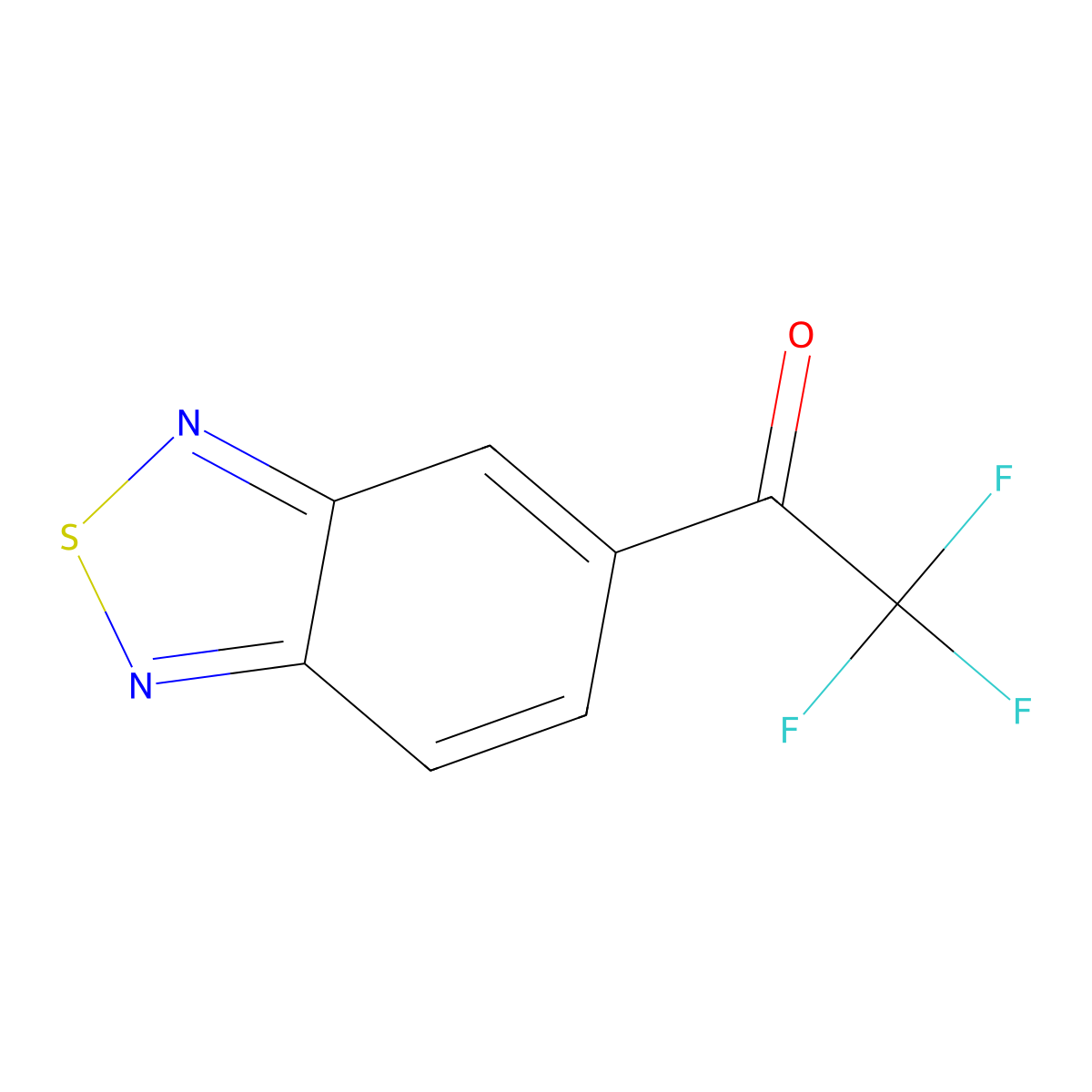 1-(Benzo[c][1,2,5]thiadiazol-5-yl)-2,2,2-trifluoroethanone molecular structure, CAS 1951440-13-3