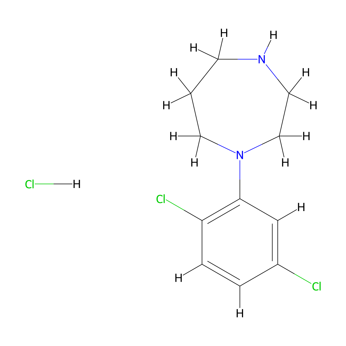1-(2,5-Dichlorophenyl)-1,4-diazepane hydrochloride molecular structure, CAS 1951440-14-4