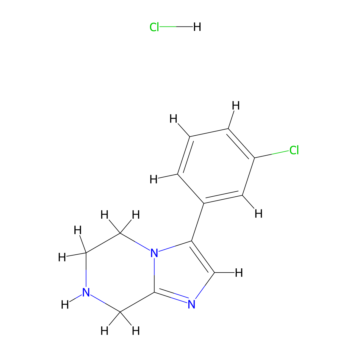3-(3-Chlorophenyl)-5,6,7,8-tetrahydroimidazo[1,2-A]pyrazine hcl molecular structure, CAS 1951441-01-2