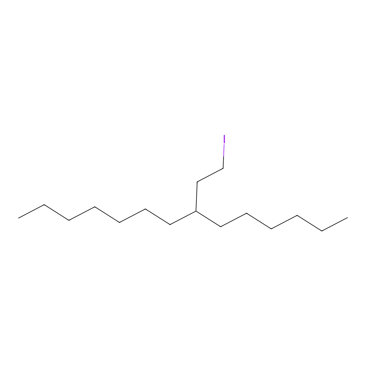 7-(2-Iodoethyl)tetradecane molecular structure, CAS 1951441-15-8