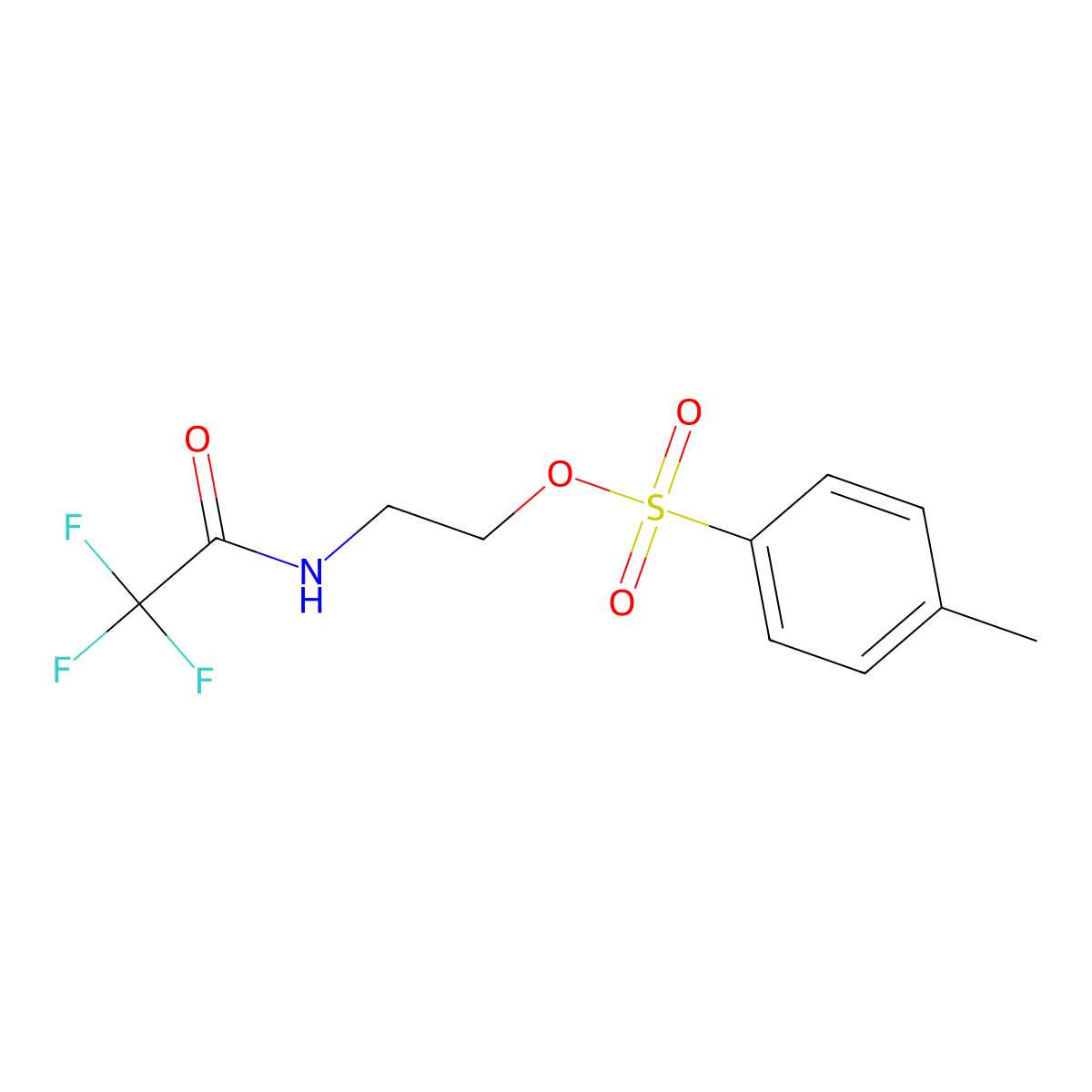 N-Trifluoroacetyl (2-tosyloxy)ethylamine molecular structure, CAS 1951441-83-0