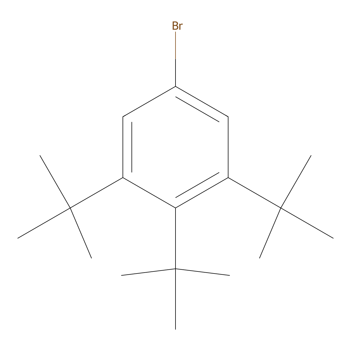 5-Bromo-1,2,3-tri-tert-butylbenzene molecular structure, CAS 1951441-92-1