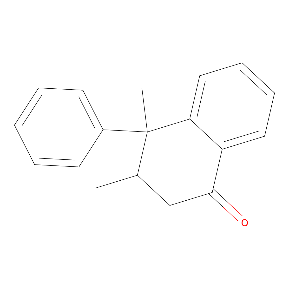 3,4-Dihydro-3,4-dimethyl-4-phenylnaphthalen-1(2H)-one molecular structure, CAS 1951444-96-4