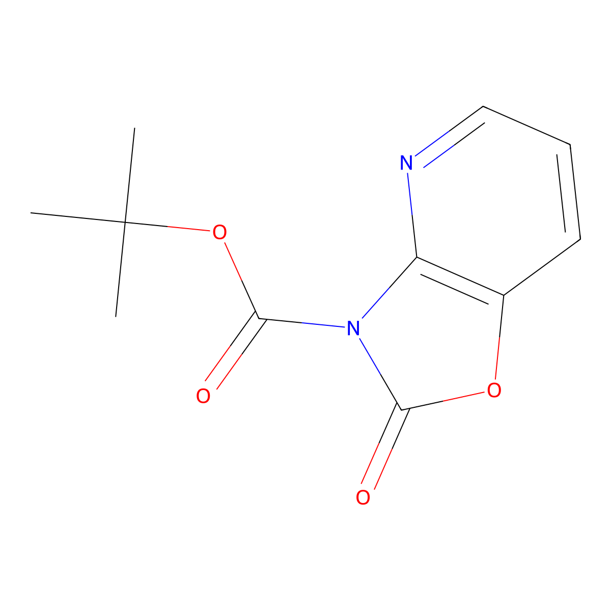 tert-Butyl 2-oxo-[1,3]oxazolo[4,5-b]pyridine-3-carboxylate molecular structure, CAS 1951445-08-1