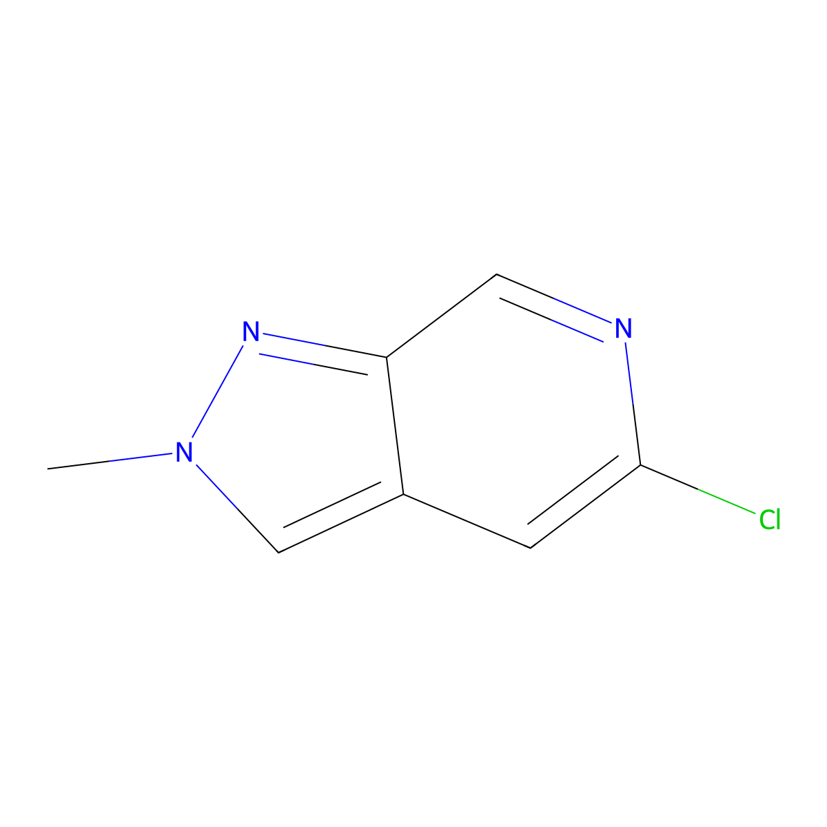 5-Chloro-2-methyl-2H-pyrazolo[3,4-C]pyridine molecular structure, CAS 1951466-68-4