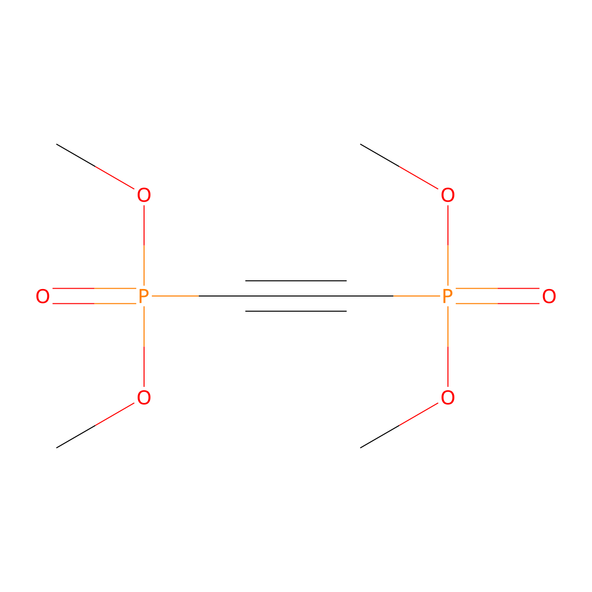 1,2-Bis(dimethoxyphosphoryl)ethyne molecular structure, CAS 19519-58-5