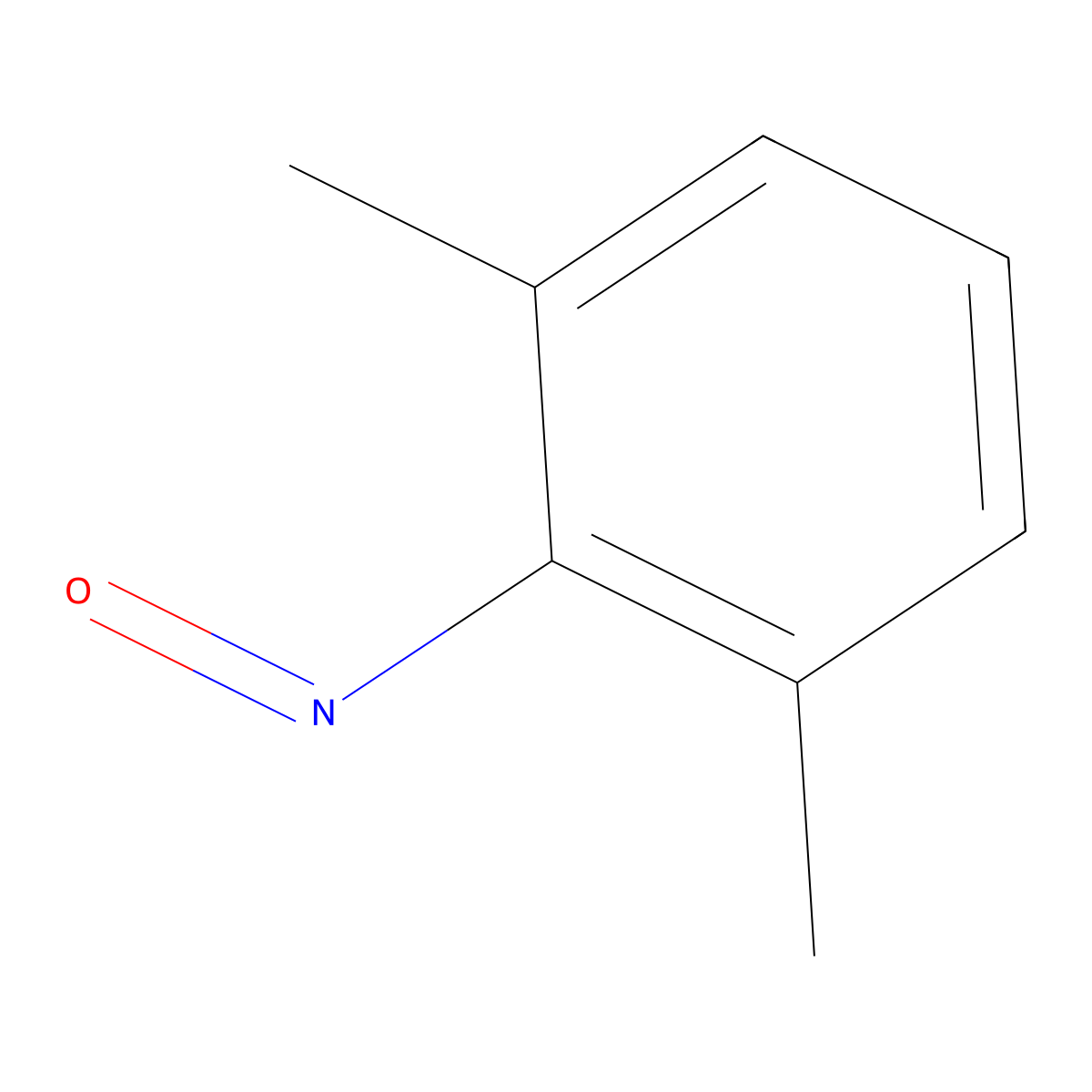 Benzene, 1,3-dimethyl-2-nitroso- molecular structure, CAS 19519-71-2