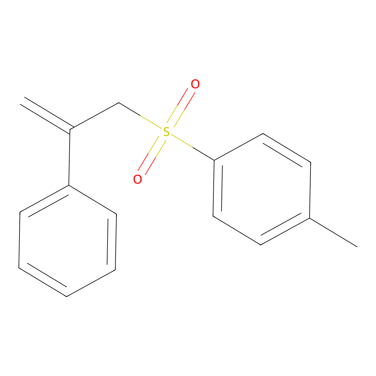 4-Methyl-1-[(2-phenylprop-2-enyl)sulfonyl]benzene molecular structure, CAS 19523-28-5