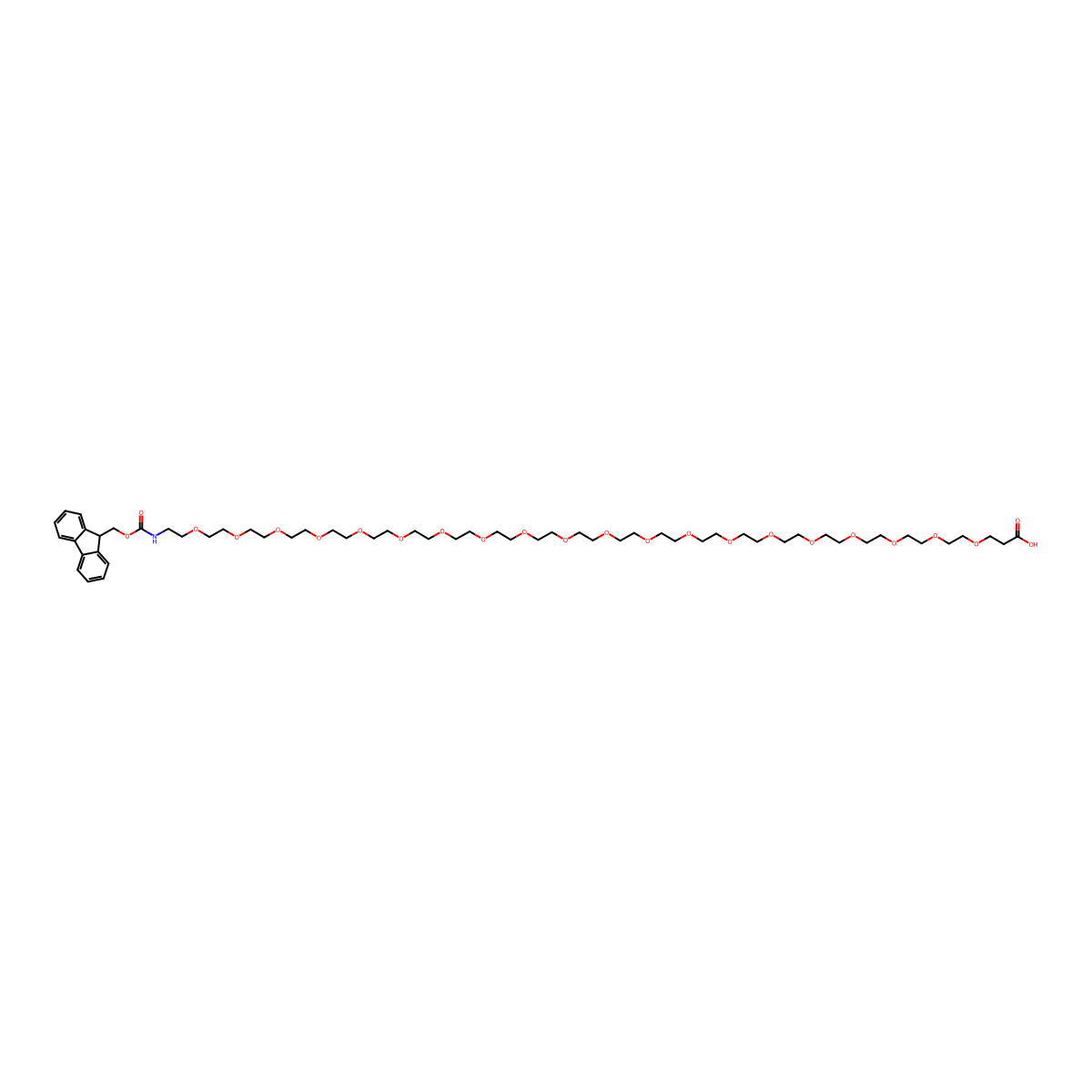 Fmoc-N-amido-PEG20-acid molecular structure, CAS 1952360-93-8