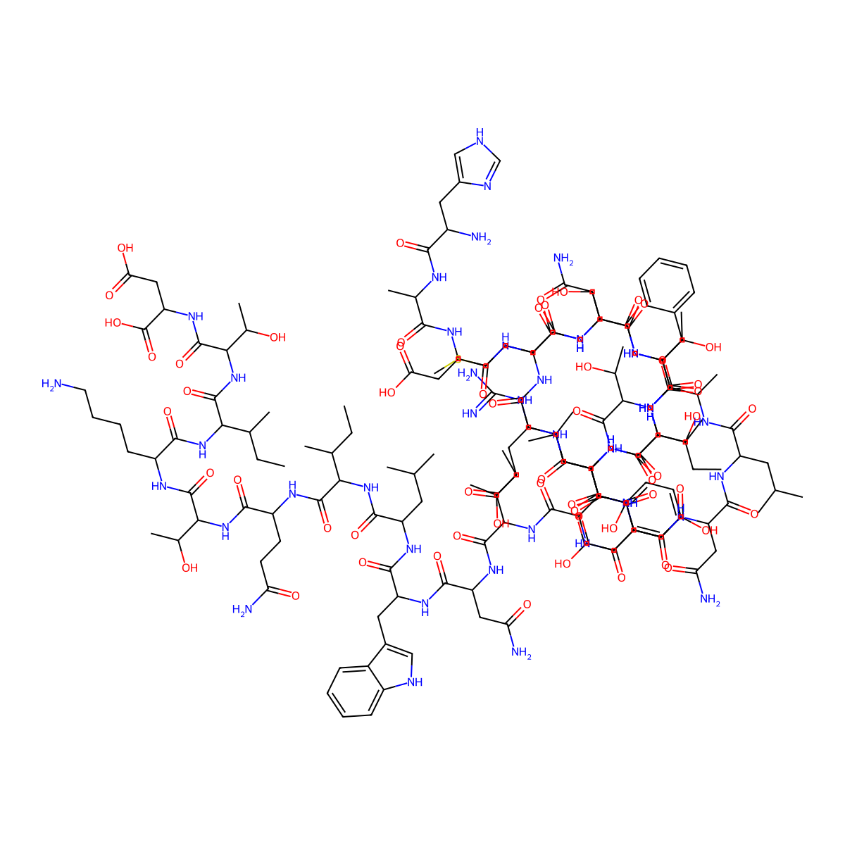 GLP-2 (rat) molecular structure, CAS 195262-56-7
