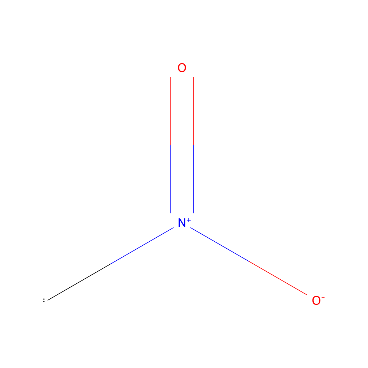 Nitromethylene molecular structure, CAS 19527-13-0