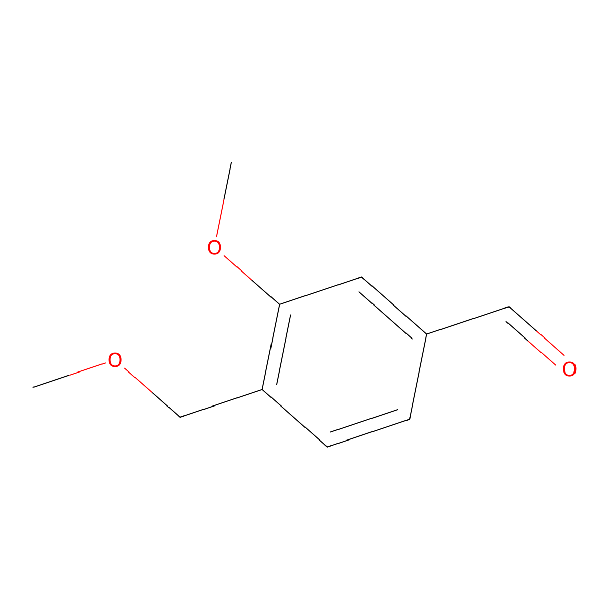 3-Methoxy-4-(methoxymethyl)benzaldehyde molecular structure, CAS 195299-14-0