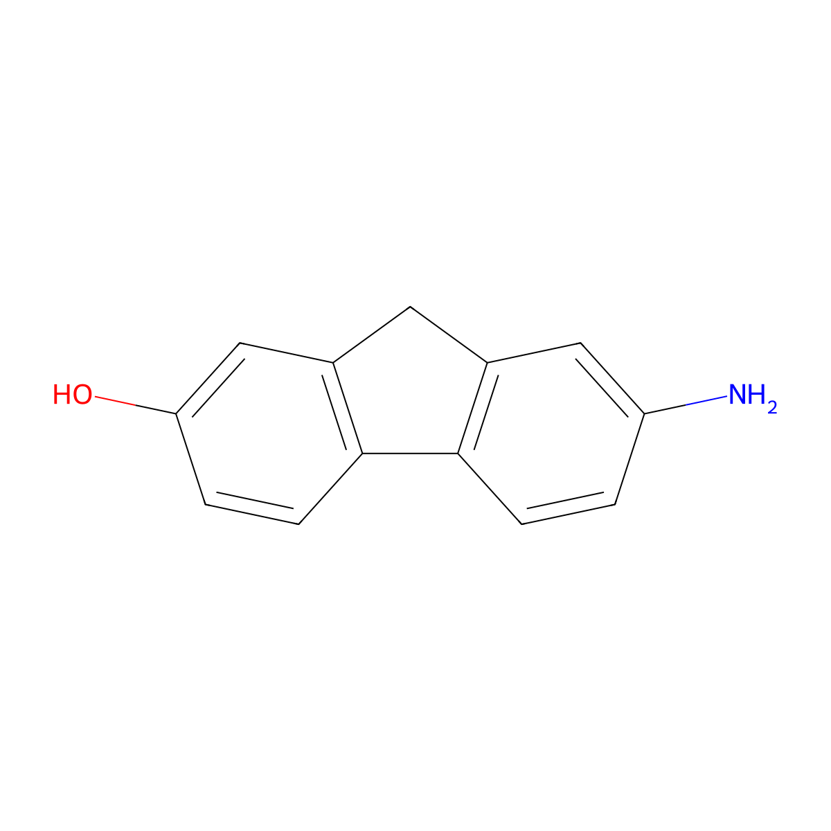 7-Hydroxy-2-aminofluorene molecular structure, CAS 1953-38-4