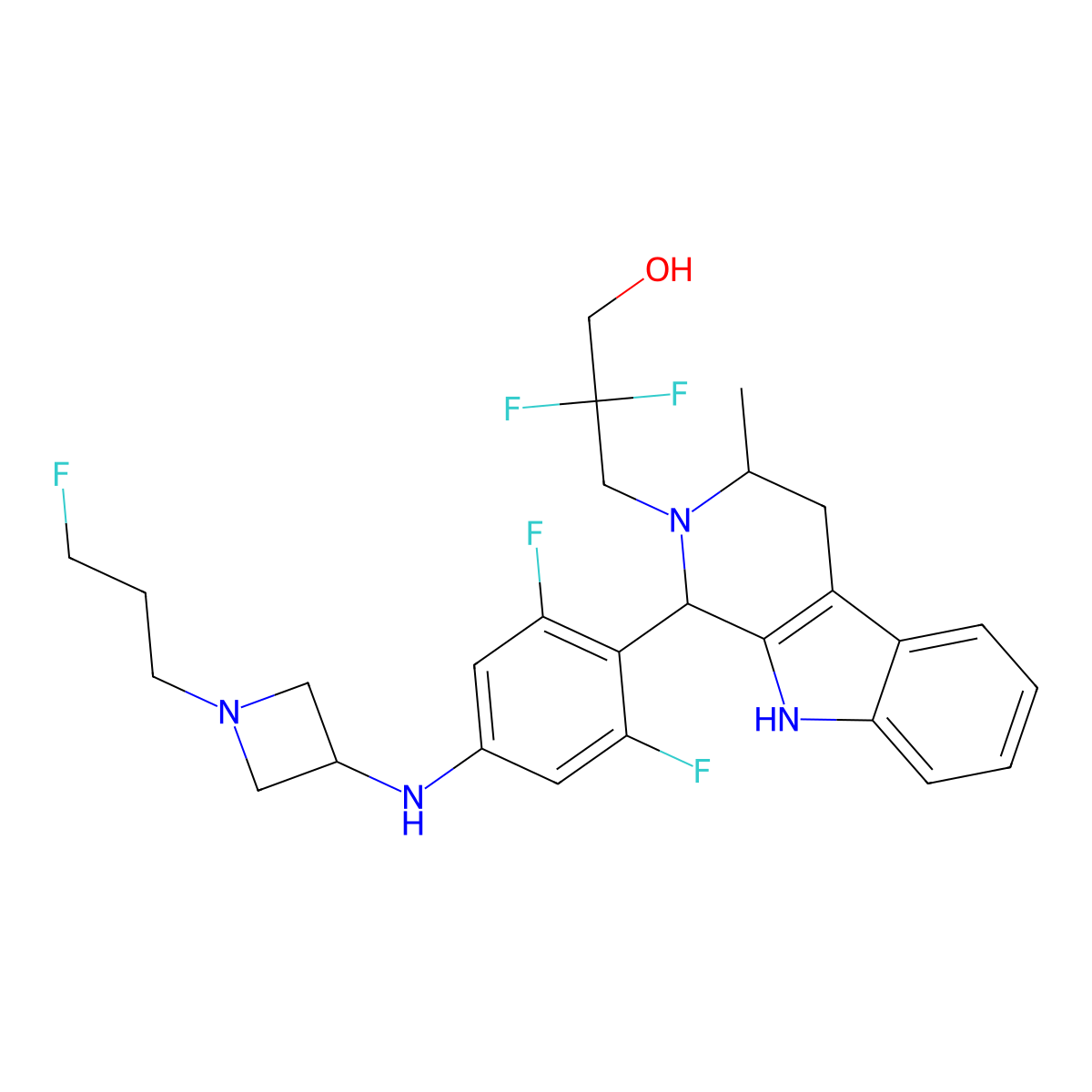 Giredestrant molecular structure, CAS 1953133-47-5