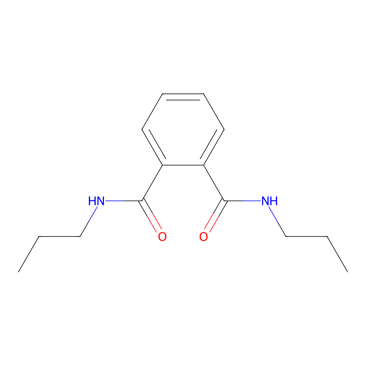 N,N'-dipropylphthalamide molecular structure, CAS 19532-95-7
