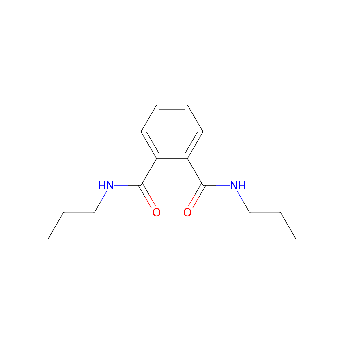 N,N'-dibutylphthalamide molecular structure, CAS 19532-96-8
