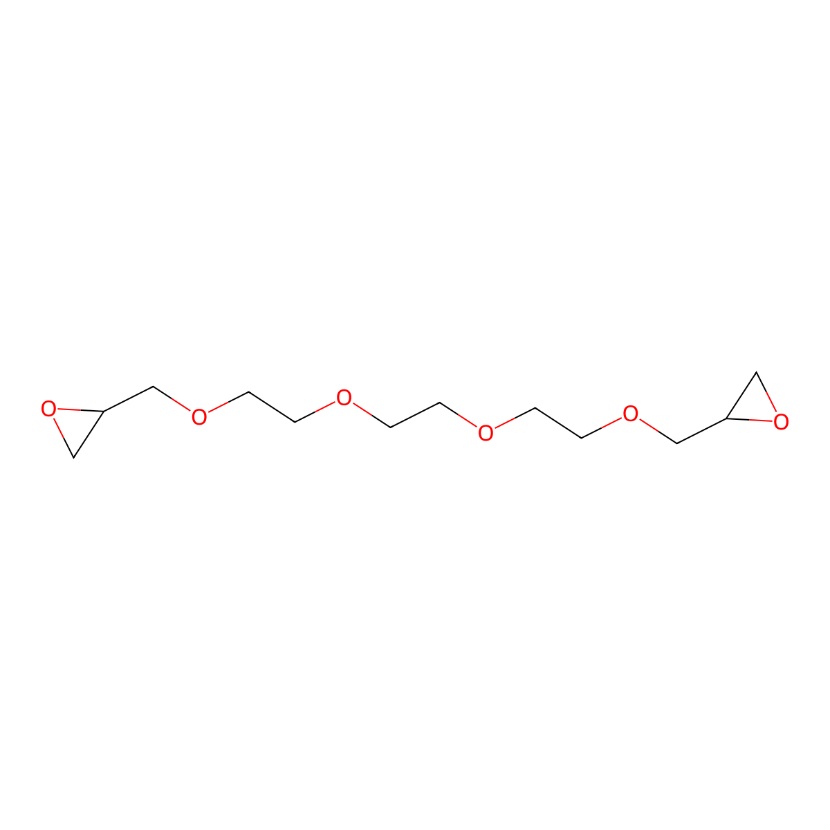 Triethylene Glycol Diglycidyl Ether molecular structure, CAS 1954-28-5