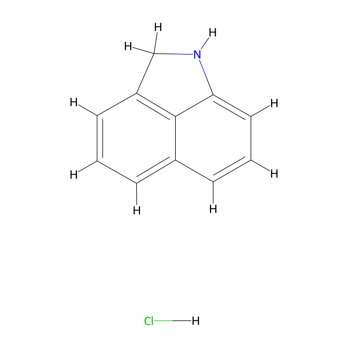 1,2-Dihydrobenzo[CD]indole hydrochloride molecular structure, CAS 195436-90-9