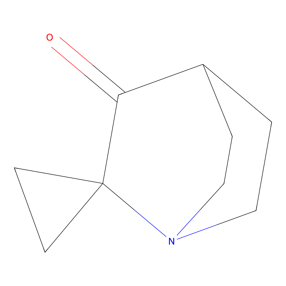 1-Azaspiro(bicyclo(2.2.2)octane-2,1'-cyclopropane)-3-one molecular structure, CAS 1954361-13-7