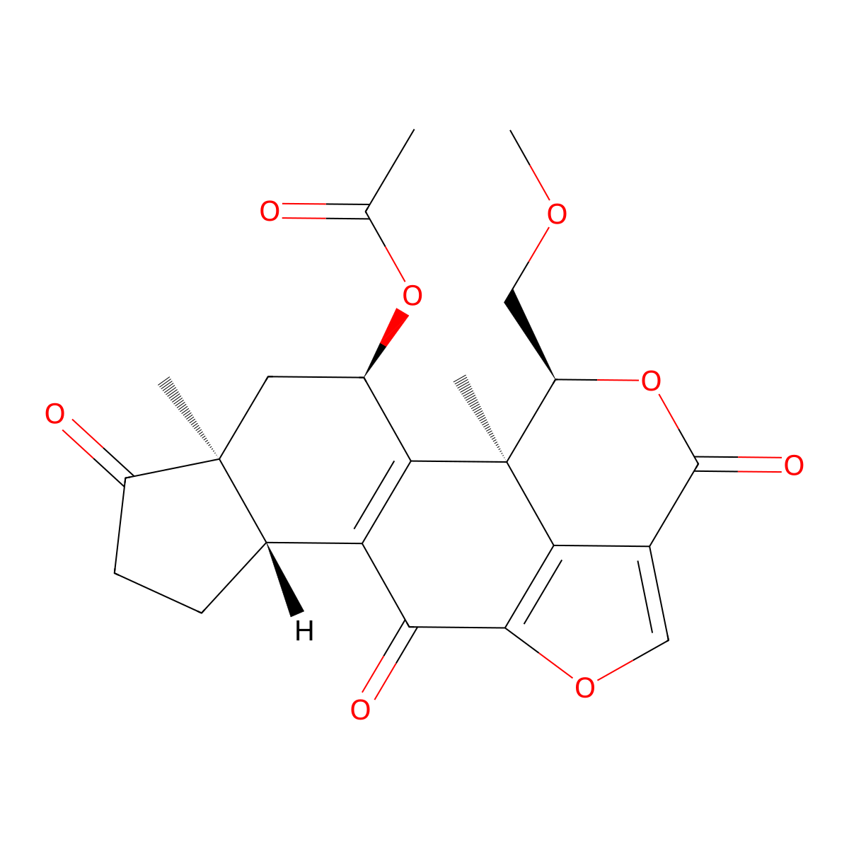 Wortmannin molecular structure, CAS 19545-26-7