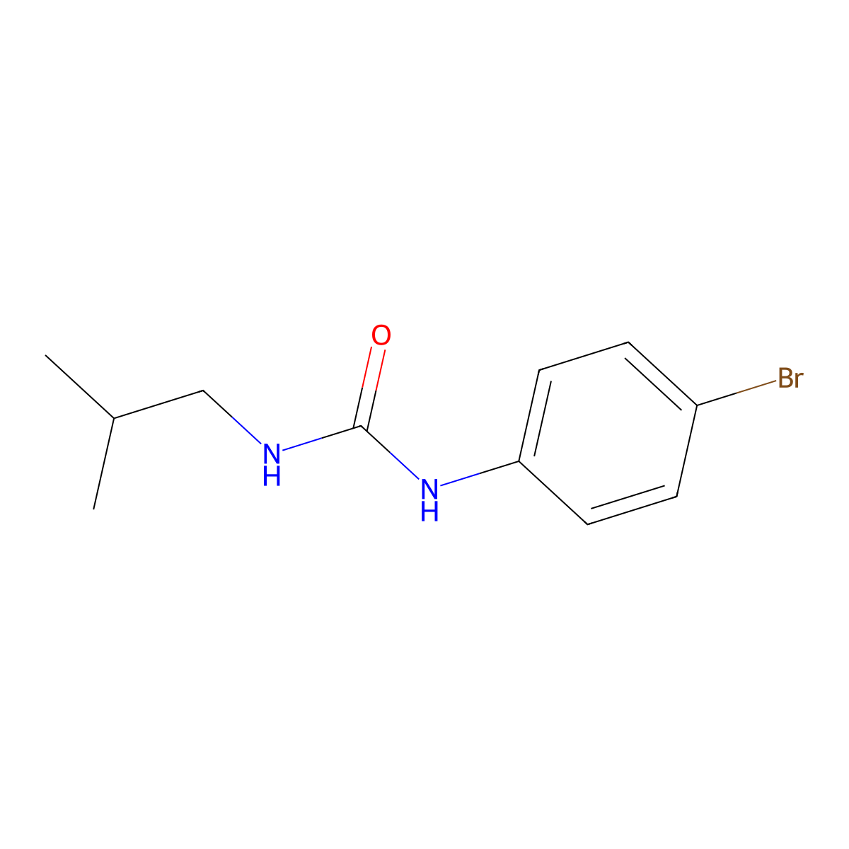 1-(4-Bromophenyl)-3-isobutylurea molecular structure, CAS 195452-18-7