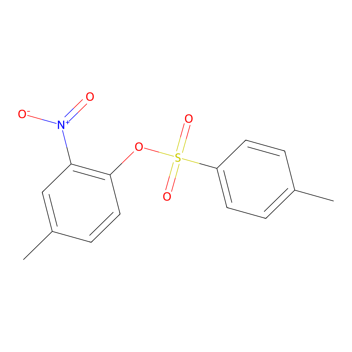 4-Methyl-2-nitrophenyl 4-methylbenzene-1-sulfonate molecular structure, CAS 195455-55-1