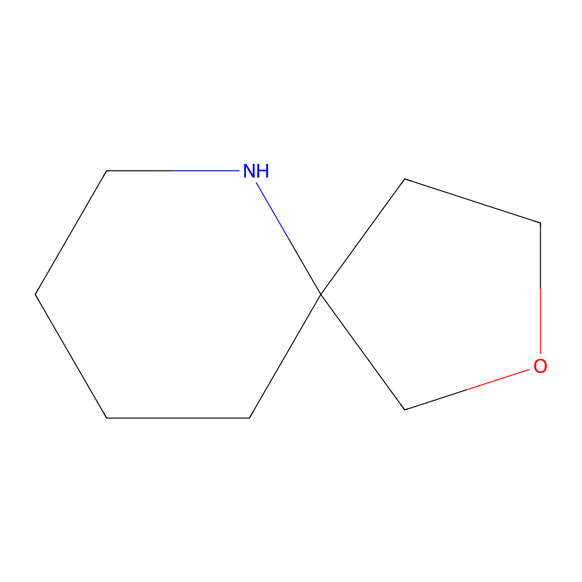 2-Oxa-6-azaspiro[4.5]decane molecular structure, CAS 19549-43-0