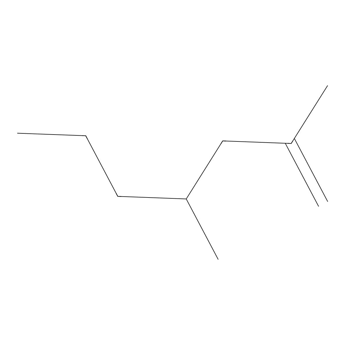 2,4-Dimethyl-1-heptene molecular structure, CAS 19549-87-2
