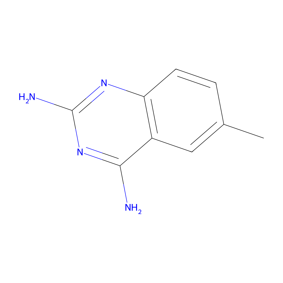2,4-Diamino-6-methylquinazoline molecular structure, CAS 1955-61-9