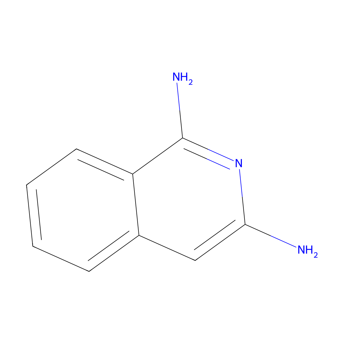 1,3-Diaminoisoquinoline molecular structure, CAS 1955-65-3