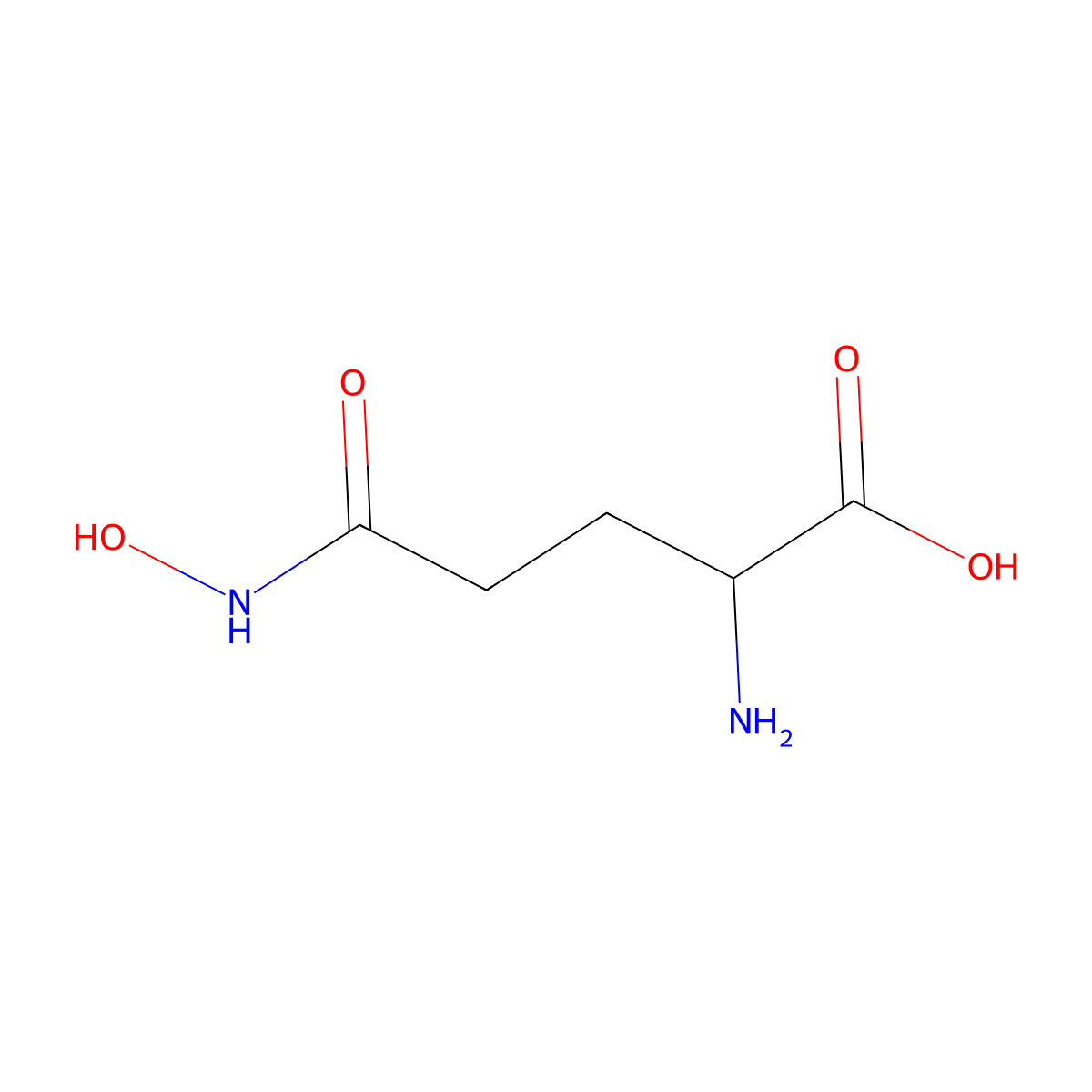 N-Hydroxy-L-glutamine molecular structure, CAS 1955-67-5