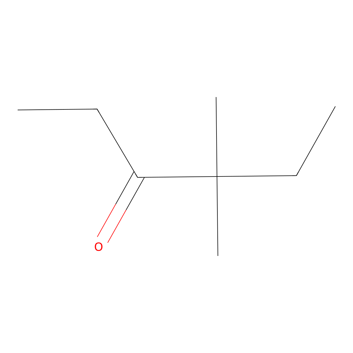 4,4-Dimethyl-3-hexanone molecular structure, CAS 19550-14-2