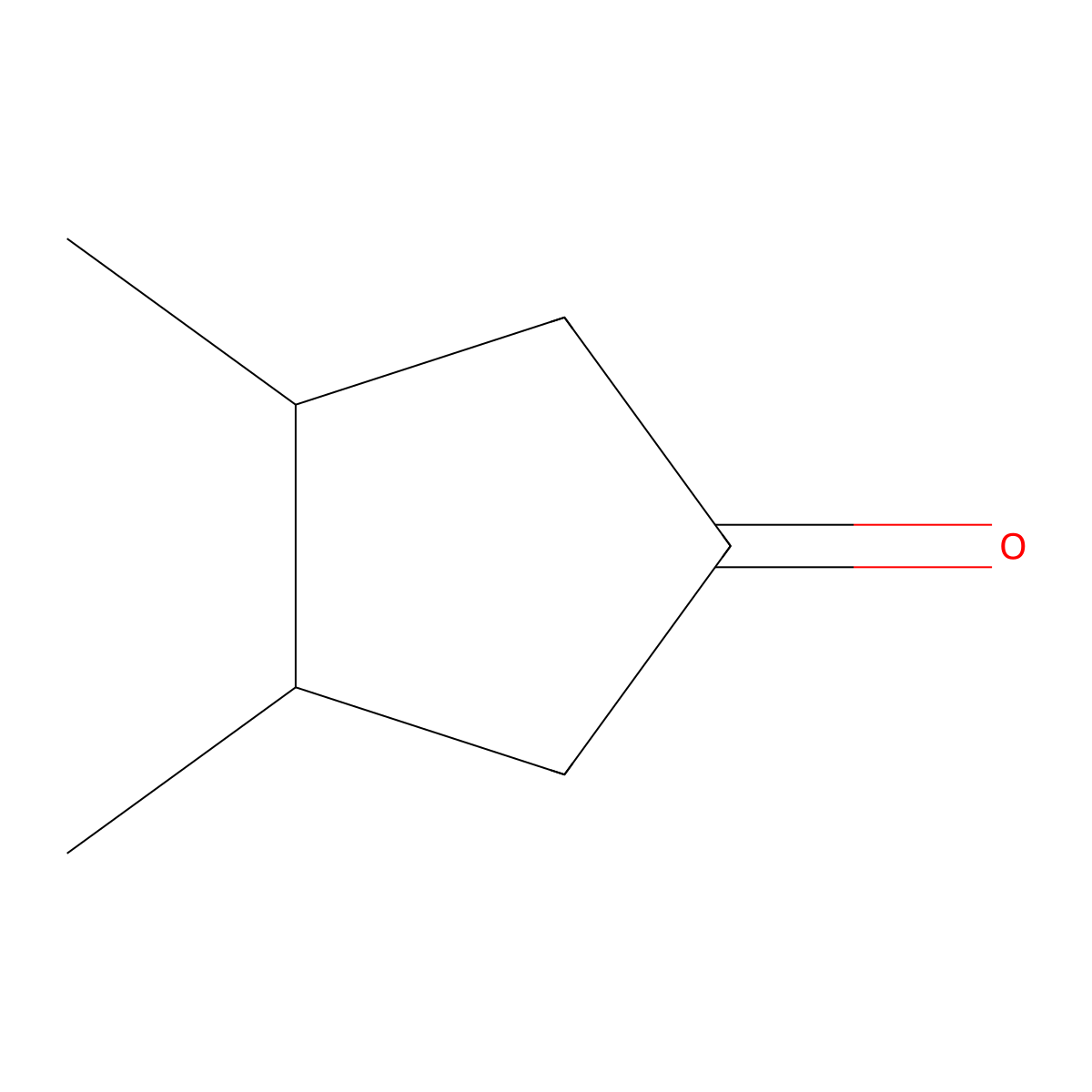 cis-3,4-Dimethylcyclopentanone molecular structure, CAS 19550-72-2