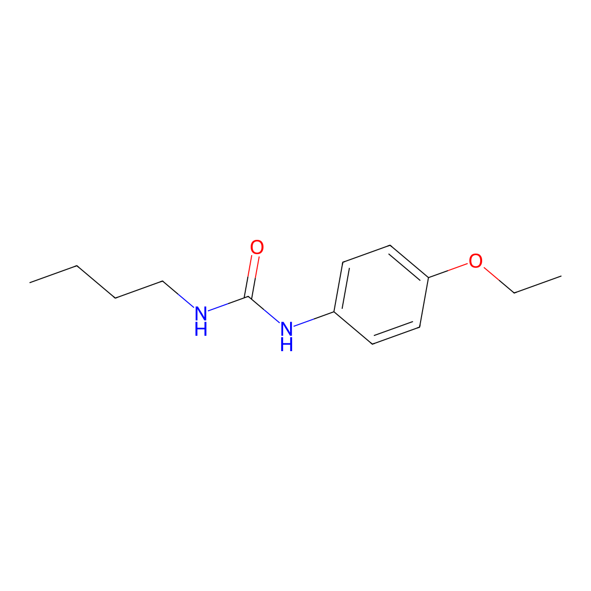1-Butyl-3-(4-ethoxyphenyl)urea molecular structure, CAS 195523-28-5